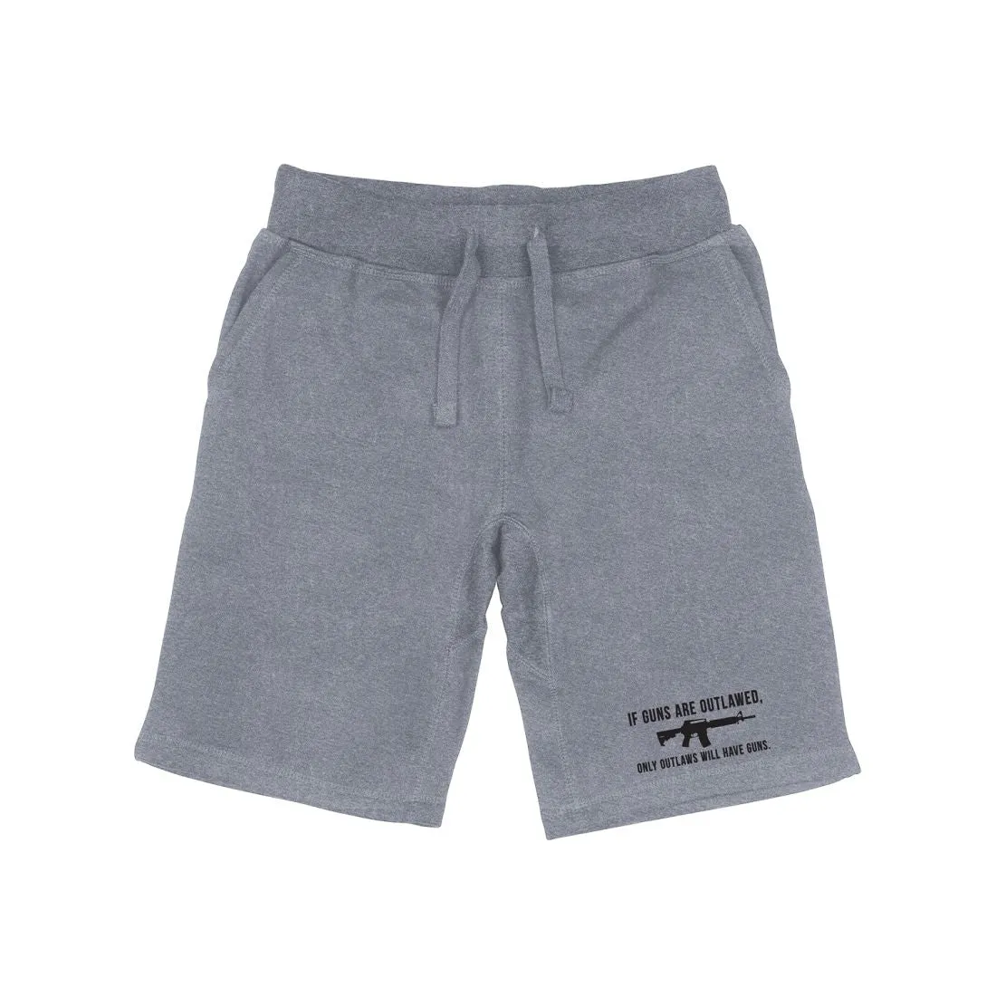 RAPDOM TS6 Fleece Gym Shorts Patriotic Outlaws Outlawed