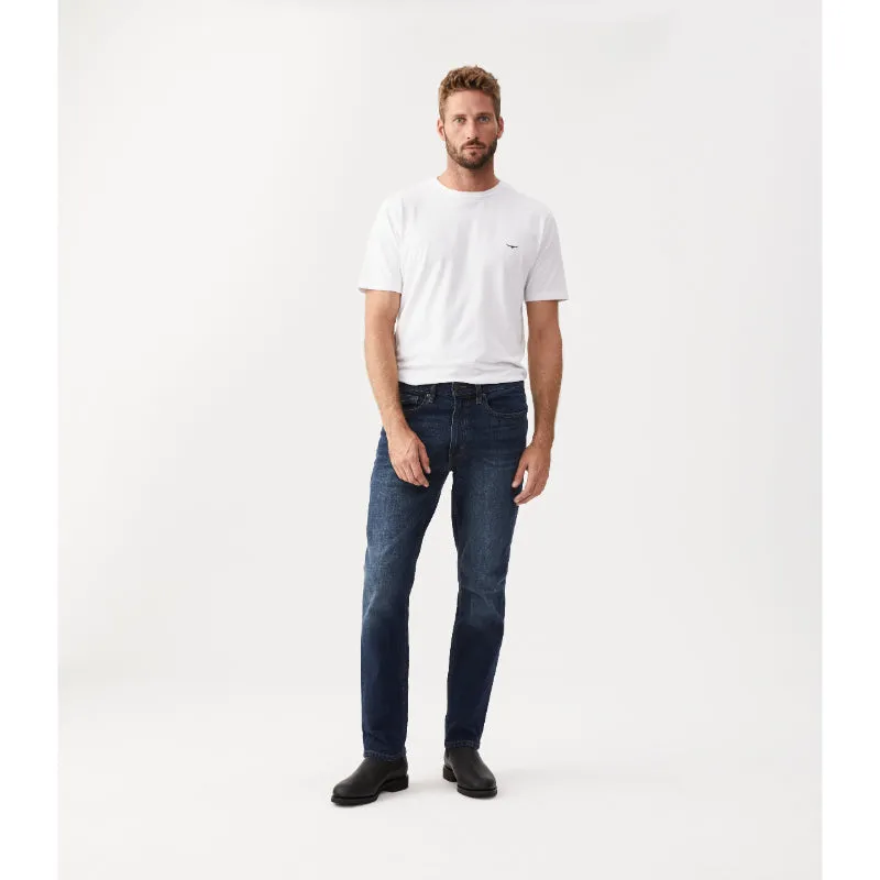 R.M.Williams Mens Ramco Denim Jeans - Med Wash