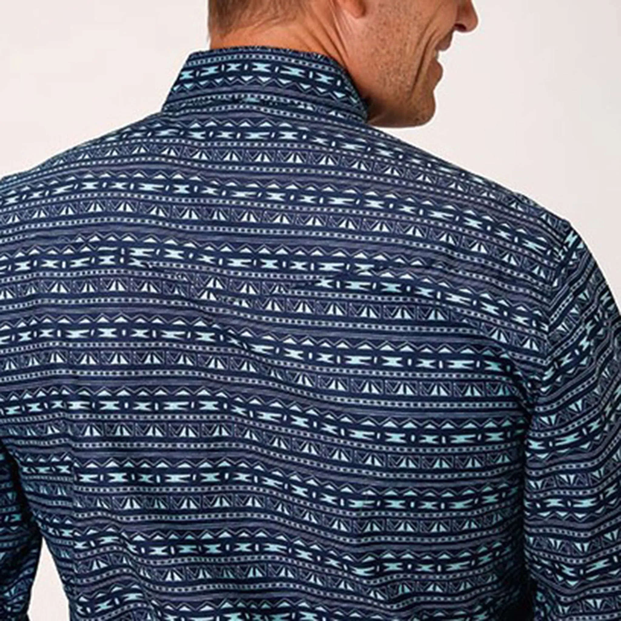 Roper Men's Aztec Print Shirt
