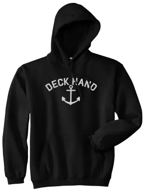 Sailing Deckhand Anchor Mens Pullover Hoodie