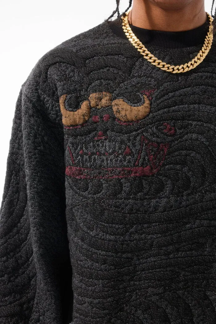 Silk Road Crewneck (Black Dragon)